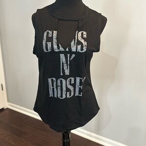 New Tank “Guns n Rose” Black